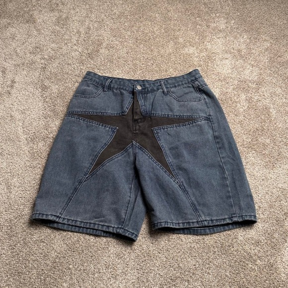 Pants - "STAR RISE" DENIM SHORTS